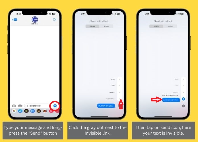 how to hide text messages on iPhone
