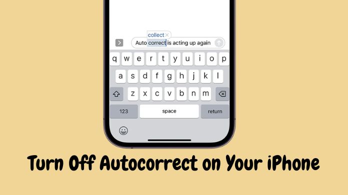 how to turn off autocorrect