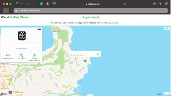  how to find apple watch