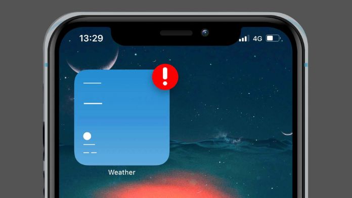 iphone weather widget