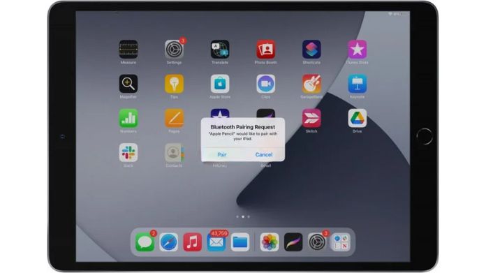 connect apple pencil to ipad