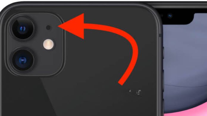 where is the microphone on iphone 11