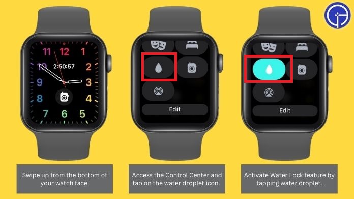 how to get water out of apple watch
