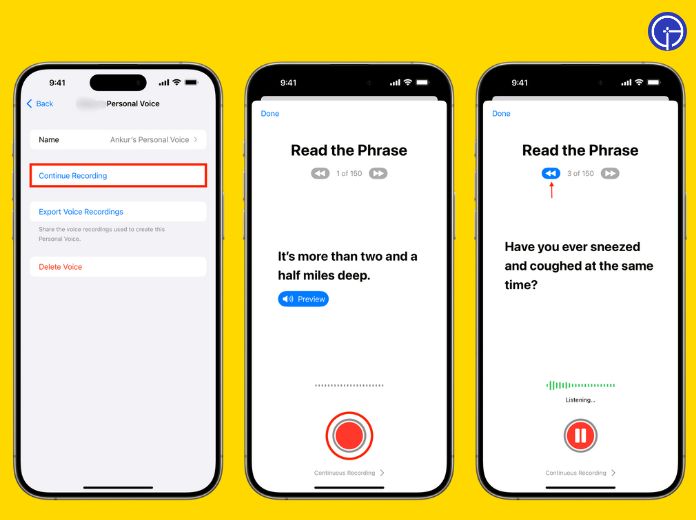 personal voice on ios 17