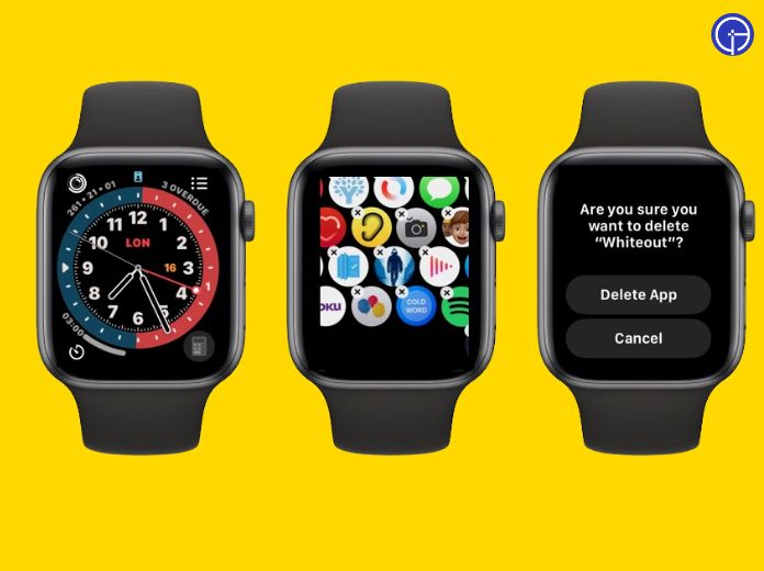 remove apps from apple watch