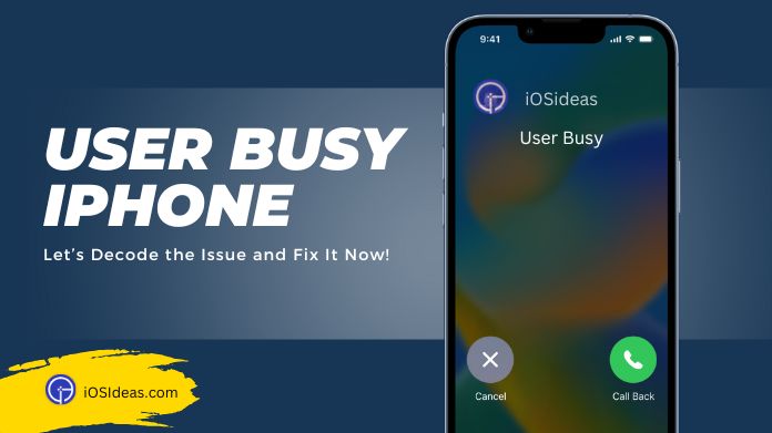user busy iphone